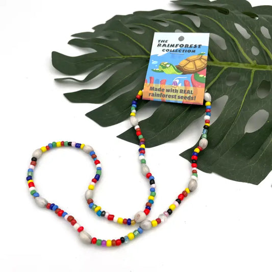 Stretchy Rainforest Necklace, Kids