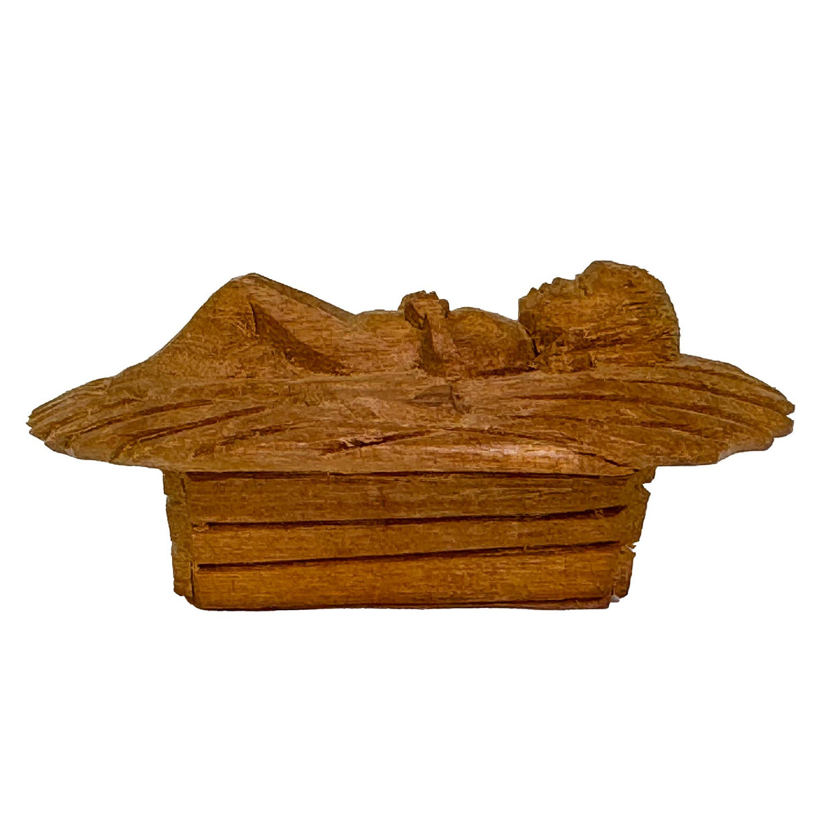Hand-carved Olive Wood Nativity Set of Three from Kenya