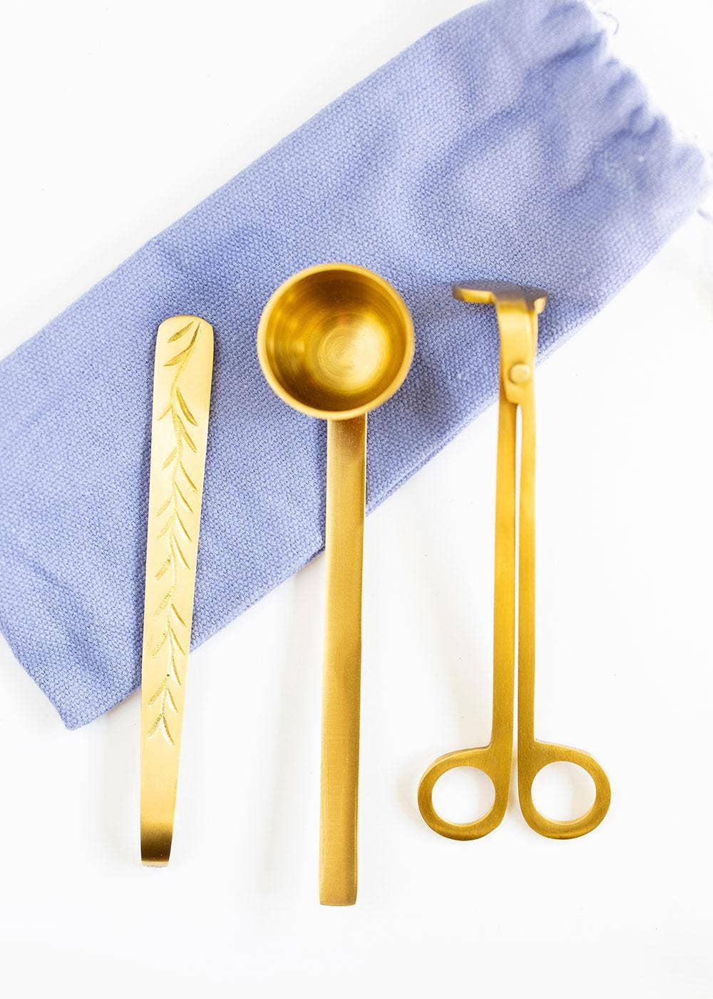 Brass Candle Tool Set