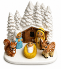 Ceramic Nativity - Laponia Scene