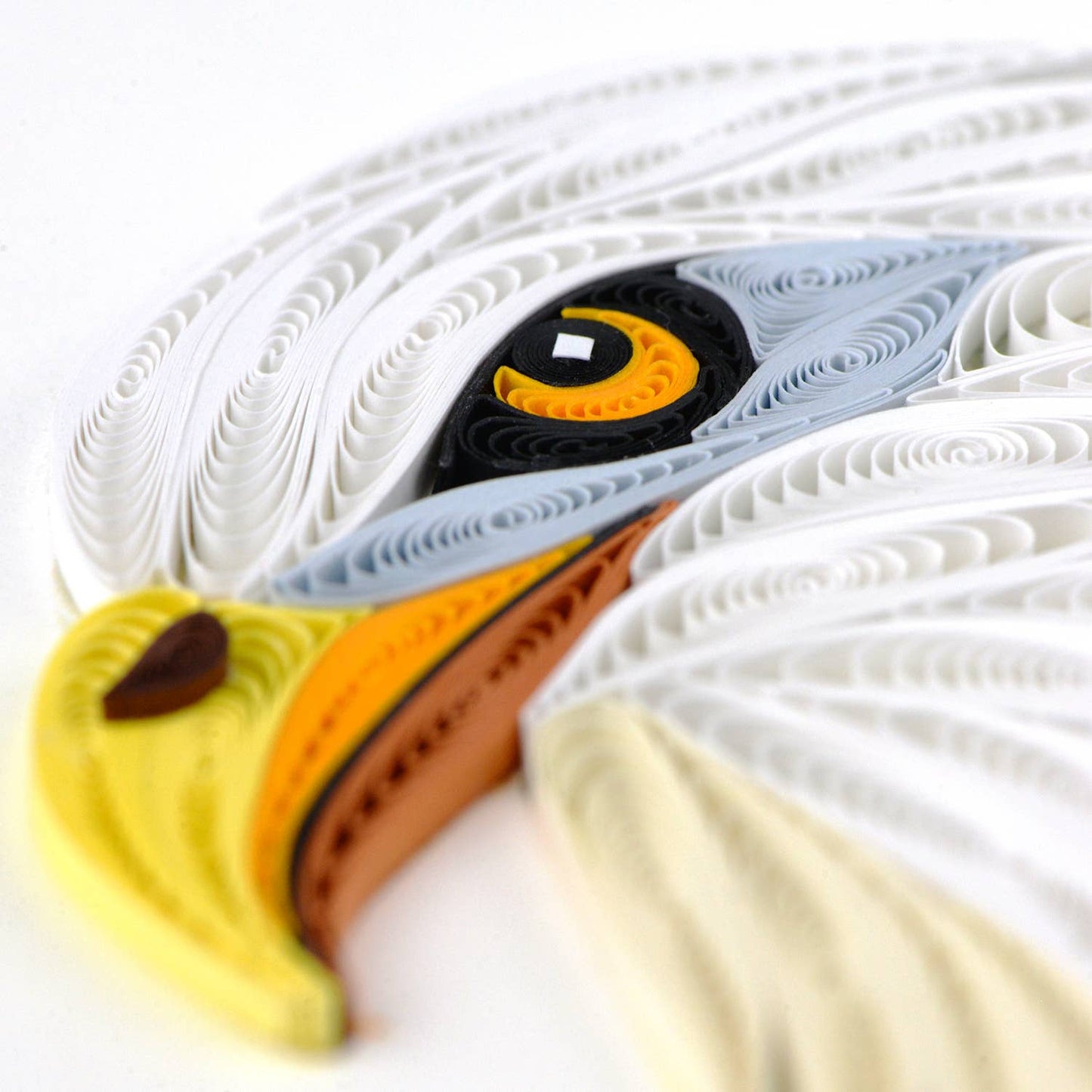 Quilled Greeting Card, "Bald Eagle"