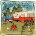 The RV Camping Experience Square Plate / Dish