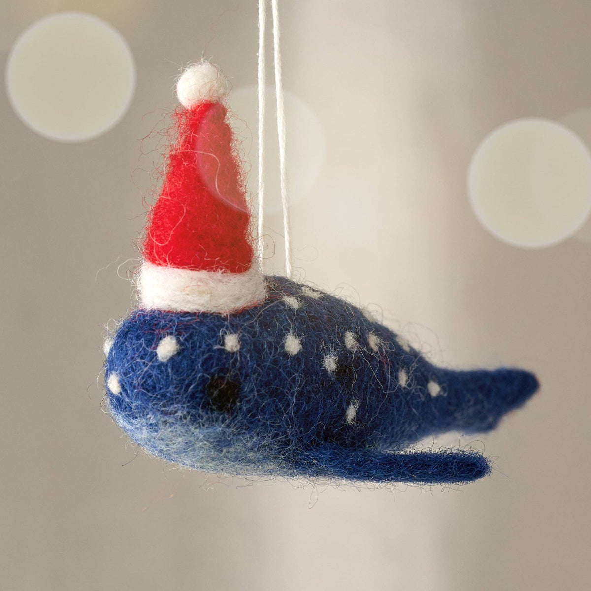 Mobi Blue Whale Ornament