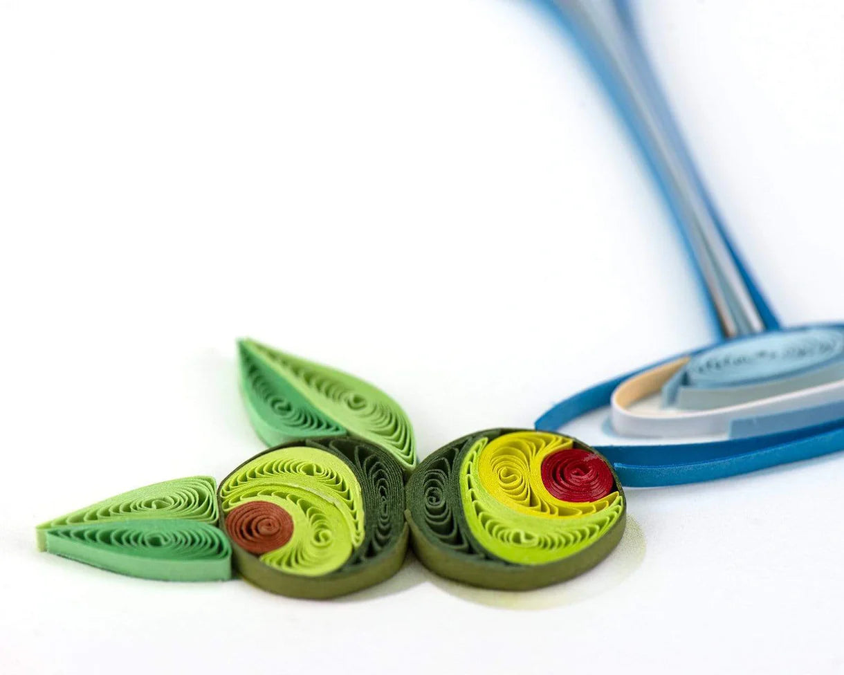 Quilled Greeting Card, "Gin Martini"