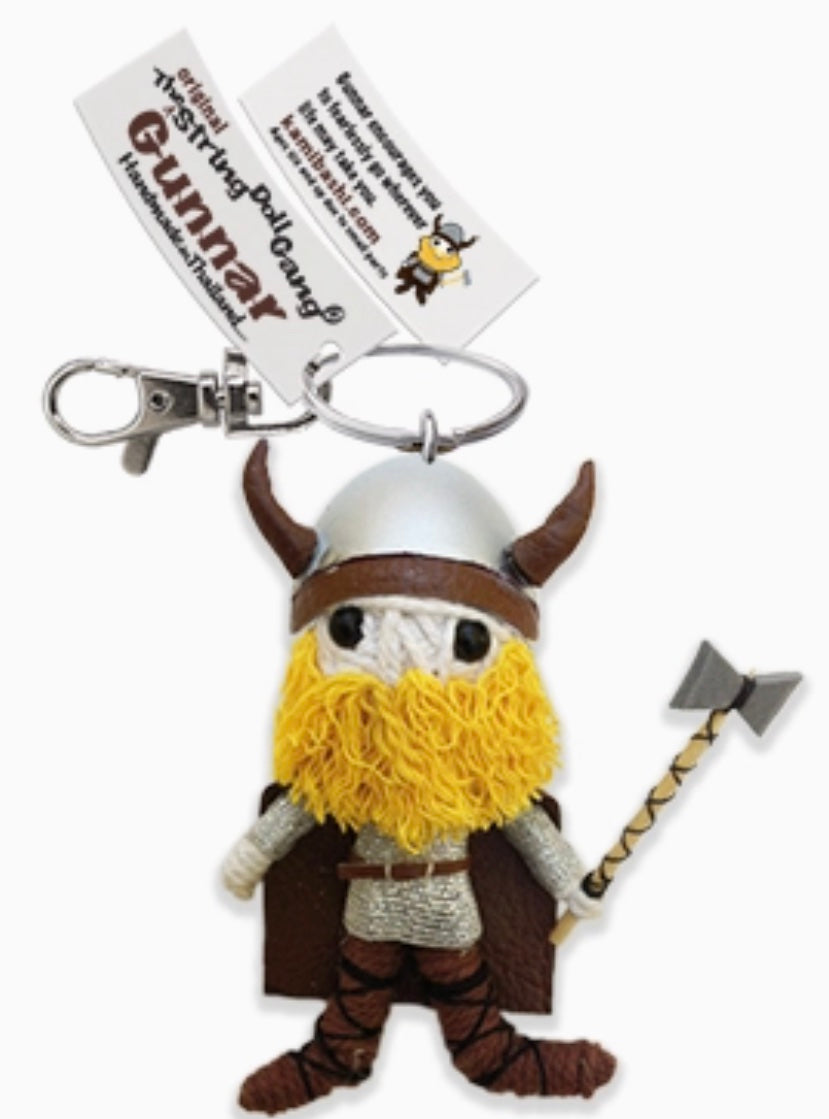 Keychain String Doll, "Gunnar"