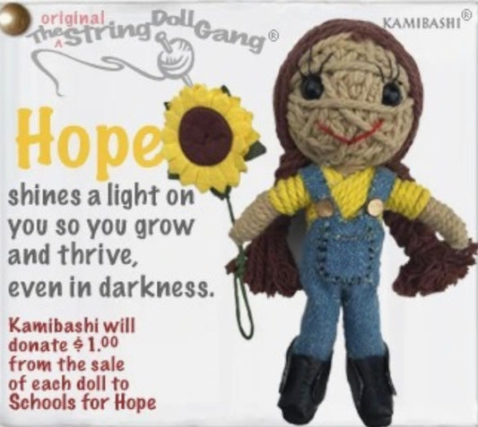 Keychain String Doll, "Hope (Girl)"