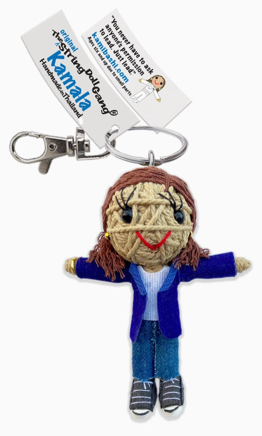 Keychain String Doll, "Kamala"