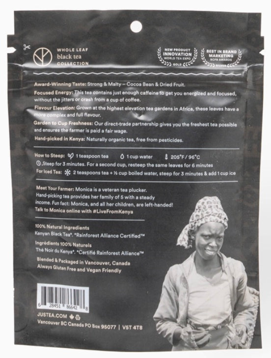 Tea, Mt. Kenya Black Loose Leaf in Pouch