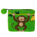 Monkey Felt Coin Purse