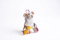 Shopping Mouse Ornament