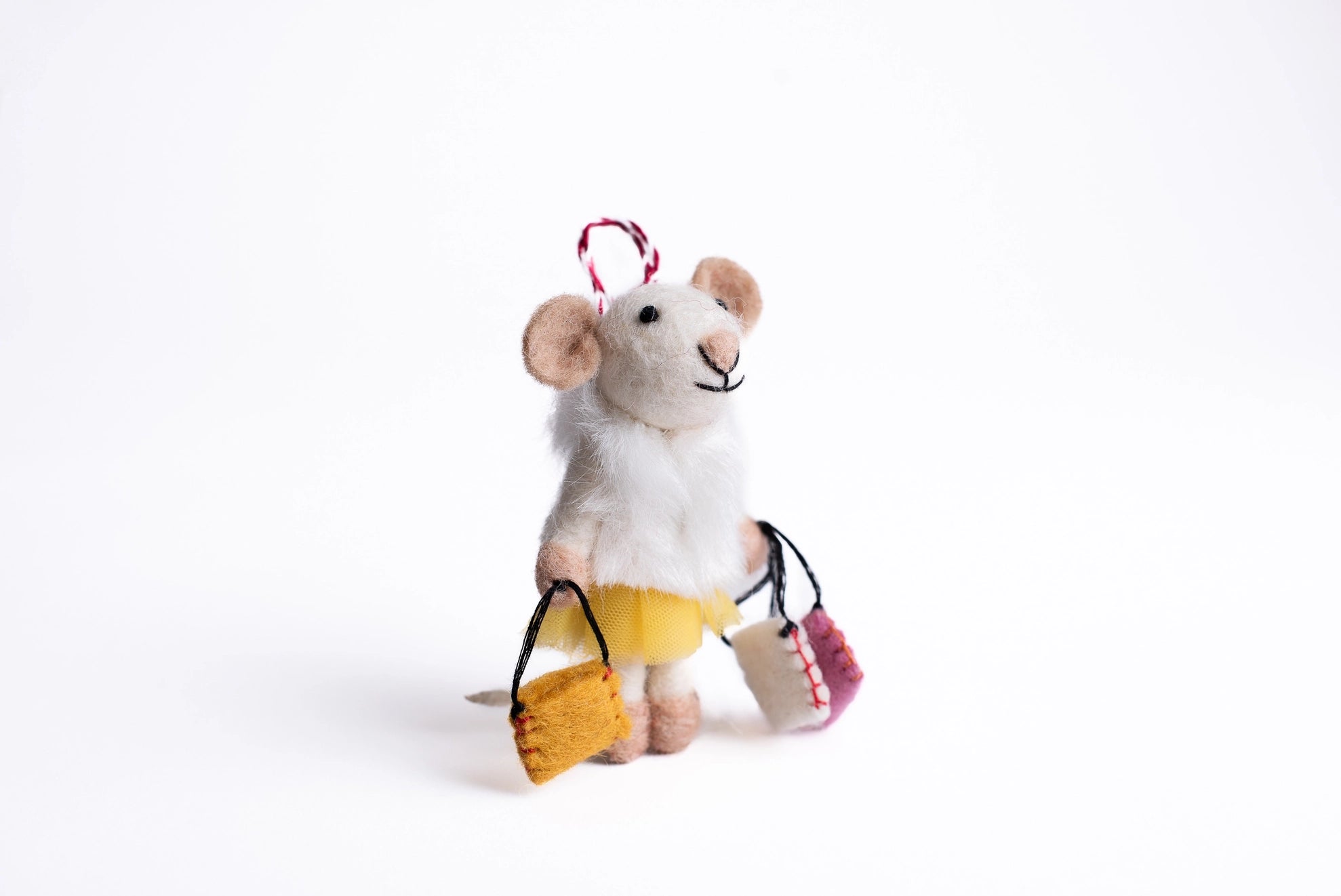 Shopping Mouse Ornament