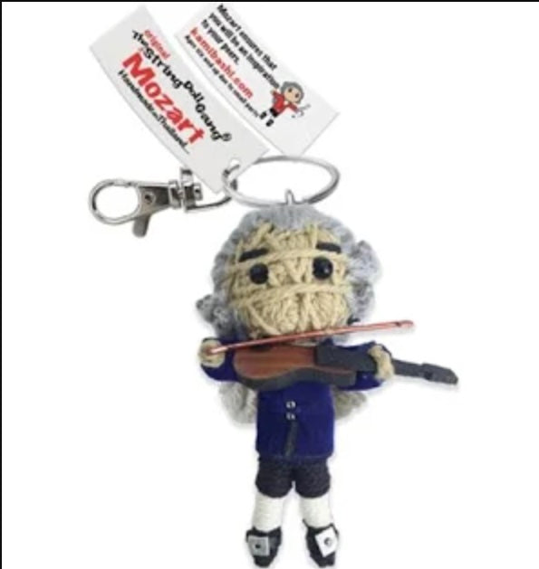 Keychain String Doll, "Mozart"