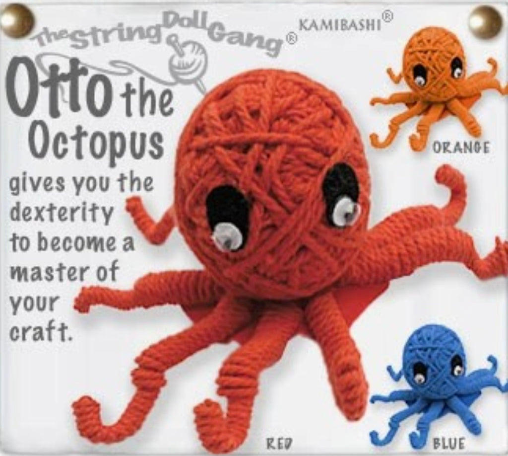 Keychain String Doll, "Otto the Octopus"