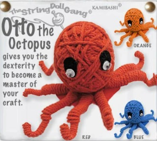 Keychain String Doll, "Otto the Octopus"