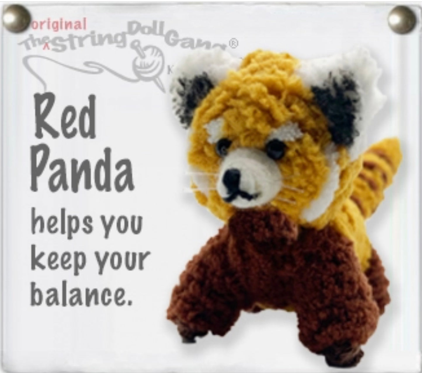Keychain String Doll, "Red Panda"