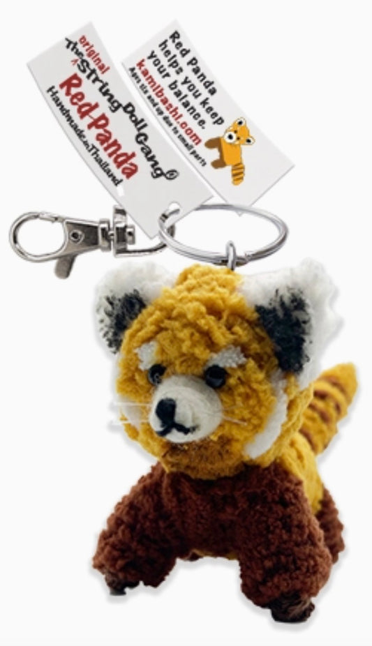 Keychain String Doll, "Red Panda"
