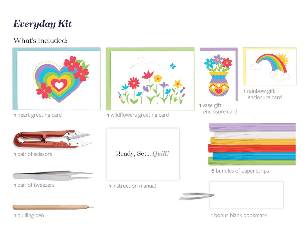 Create-a-Quill DIY Quilling Kit - Everyday