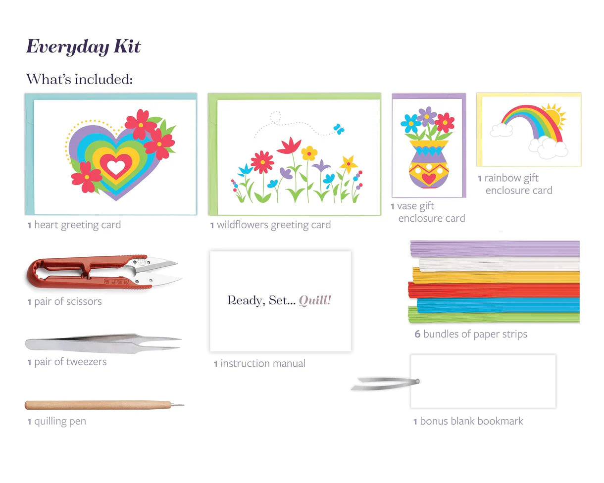 Create-a-Quill DIY Quilling Kit - Everyday