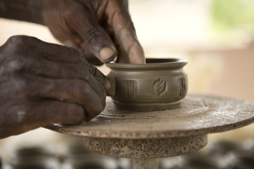 Shea Butter in Ceramic Jar