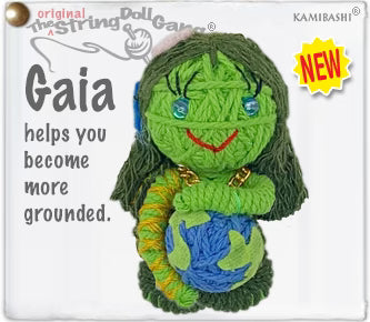 Keychain String Doll, "Gaia"