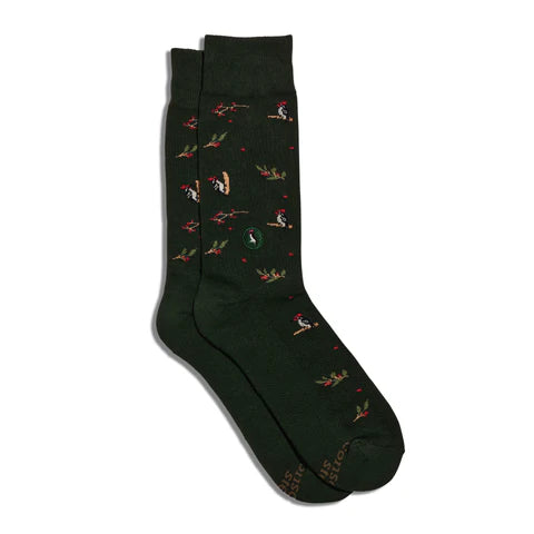 Socks That Save Woodpeckers, Medium