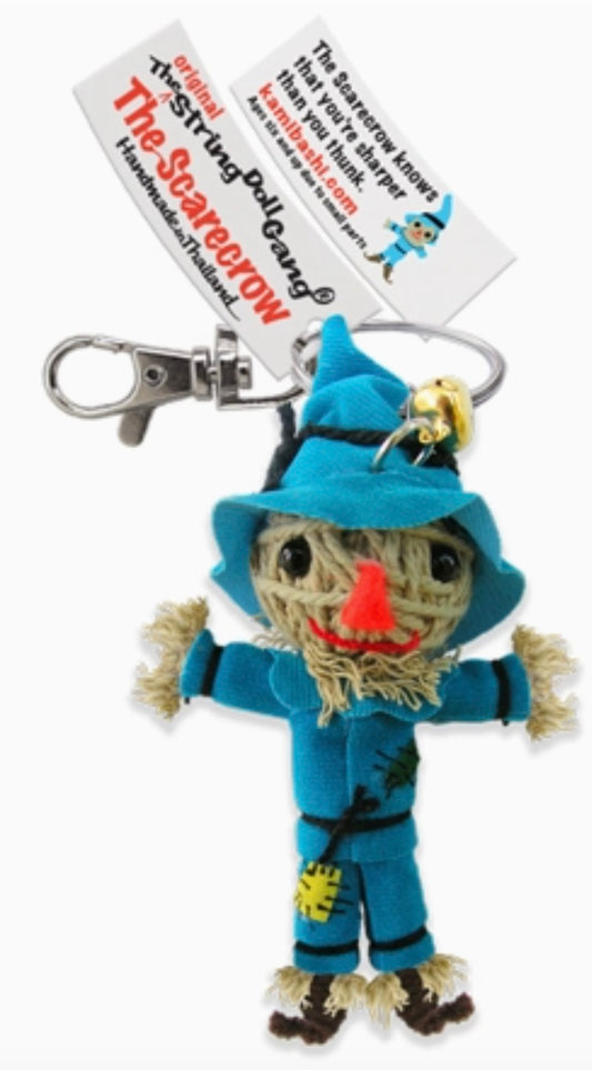 Keychain String Doll, "The Scarecrow"