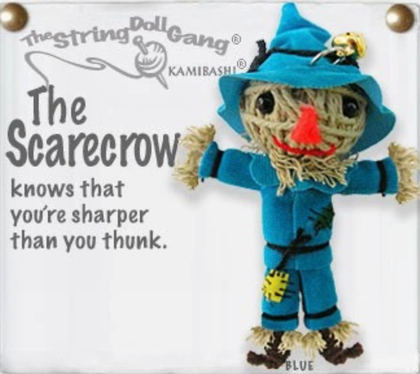 Keychain String Doll, "The Scarecrow"