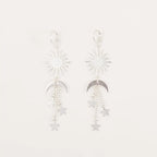 Earrings, Sun and Moon Dangle