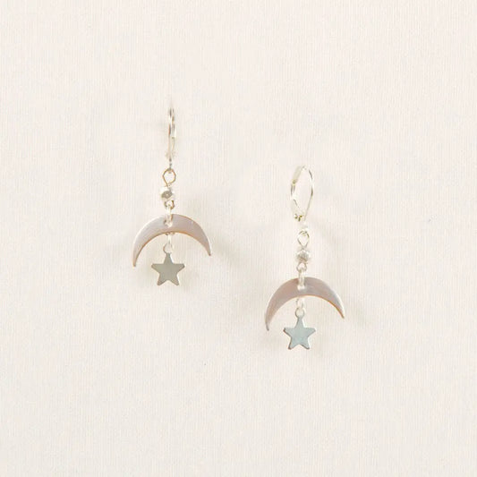 Earring, Moon and Star