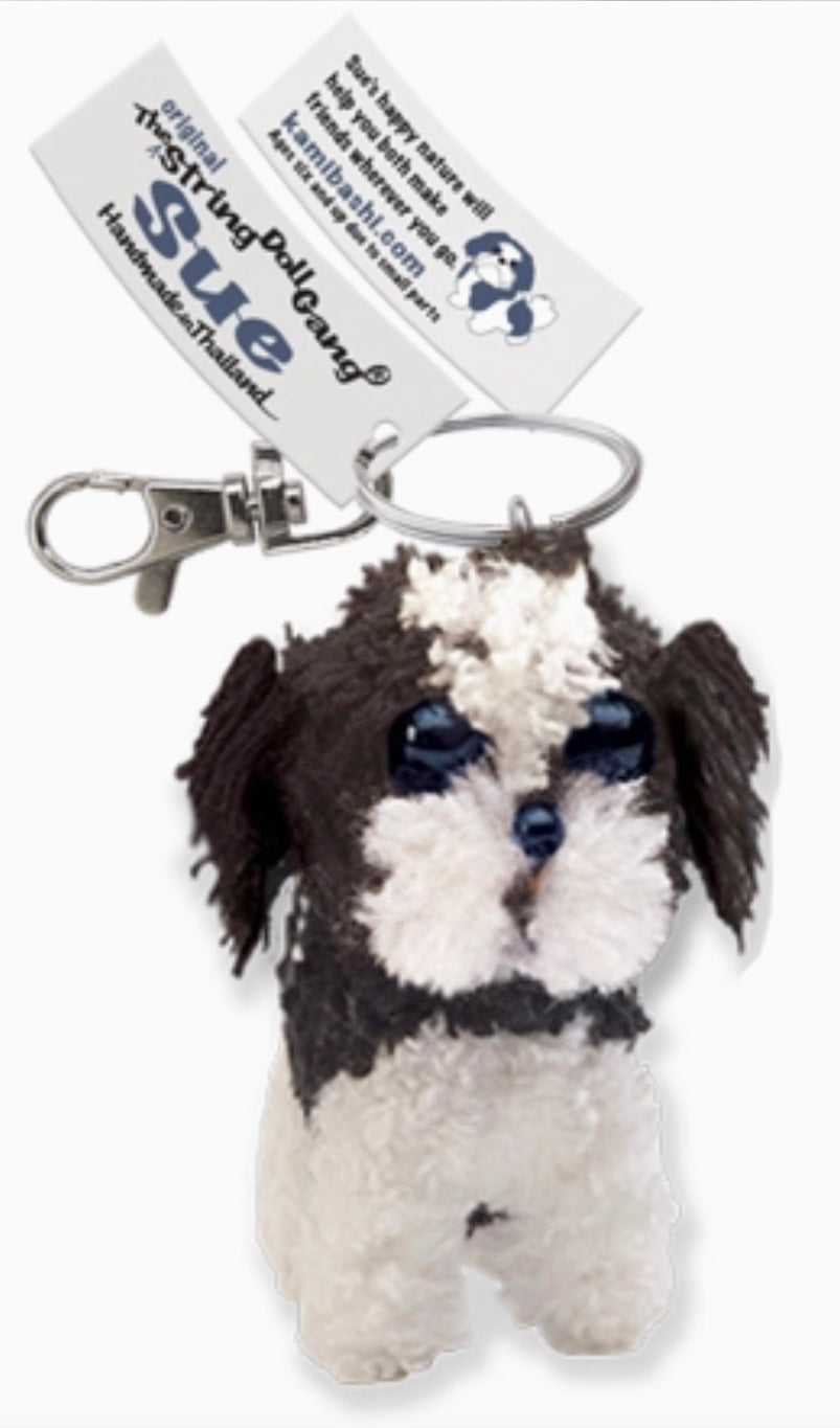 Keychain String Doll, "Sue the Shih Tzu"