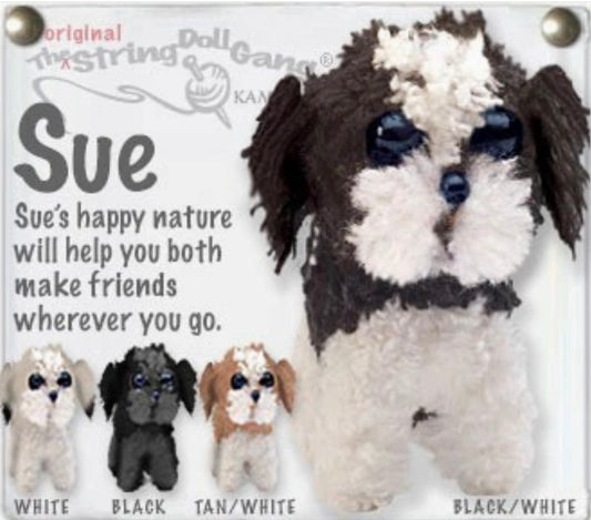 Keychain String Doll, "Sue the Shih Tzu"