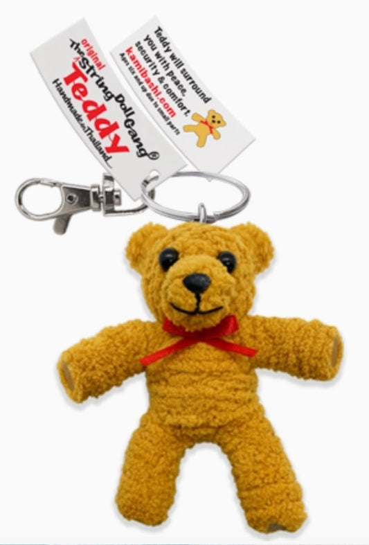Keychain String Doll, "Teddy"