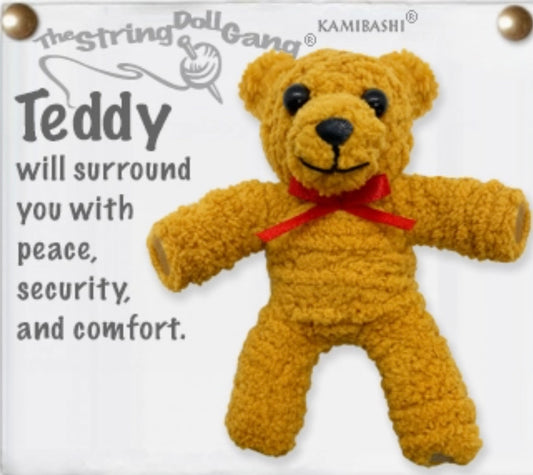 Keychain String Doll, "Teddy"