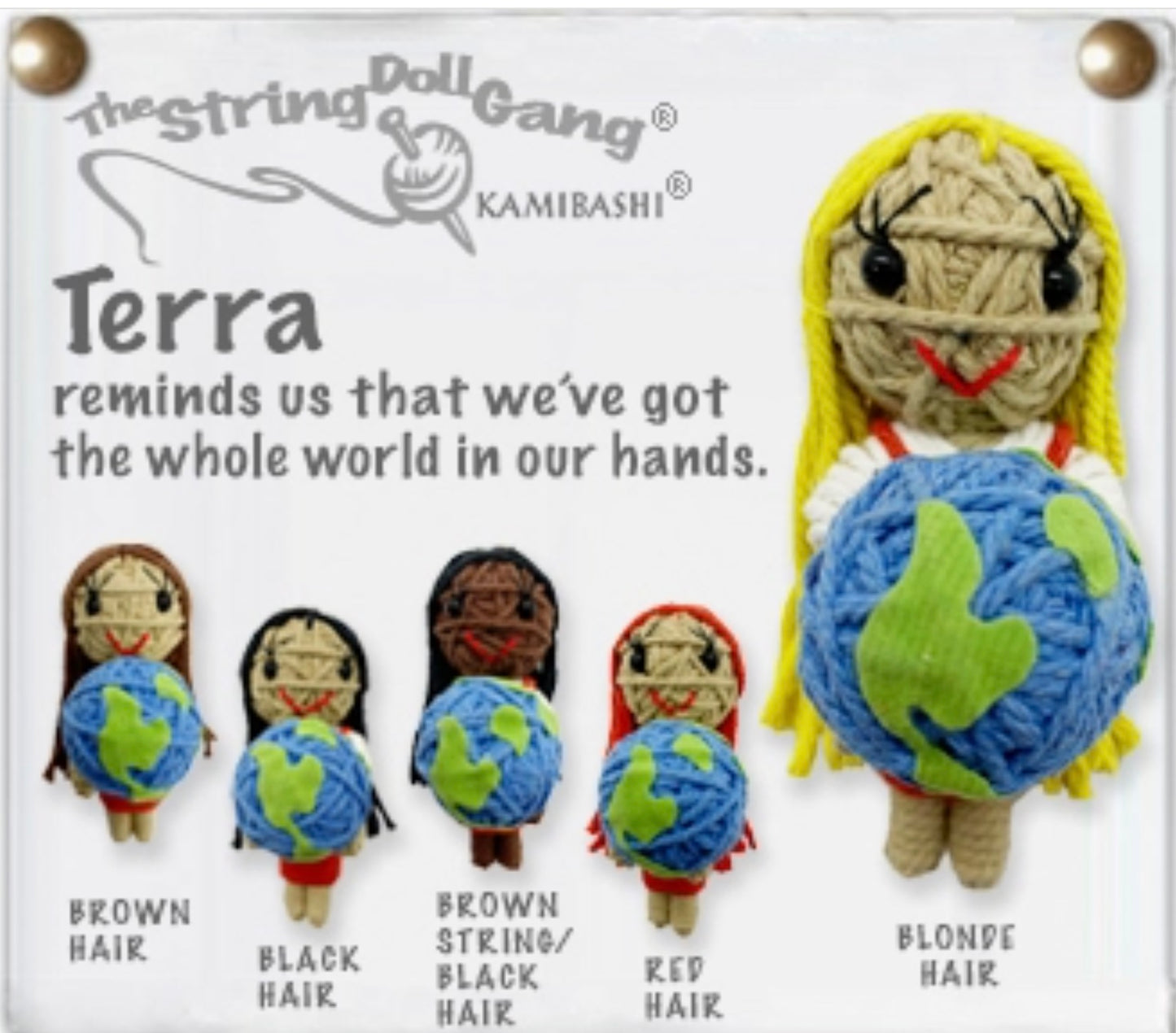 Keychain String Doll, "Terra"