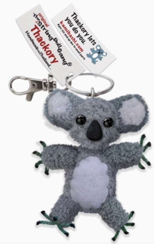 Keychain String Doll, "Thackory the Koala"