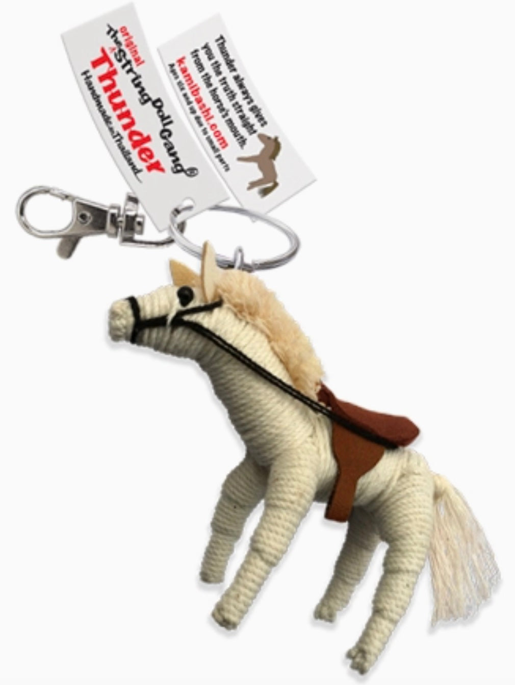 Keychain String Doll, "Thunder the Horse"