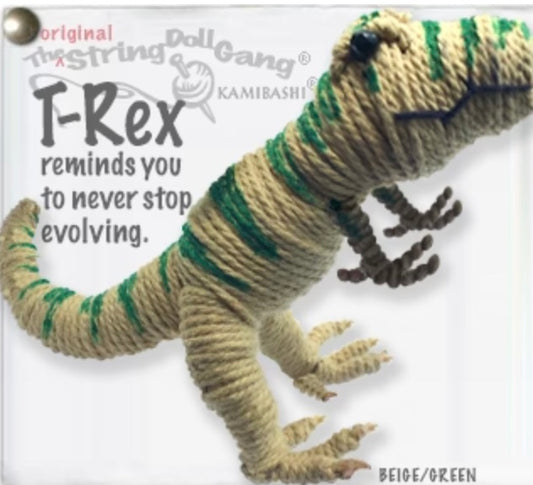 Keychain String Doll, "T-Rex"