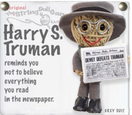 Keychain String Doll, "Harry S. Truman"
