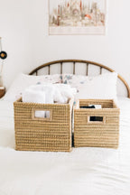 Basket jute wrapped kaisa 15x14x12H natural