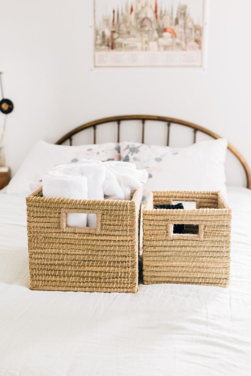 Basket jute wrapped kaisa 15x14x12H natural