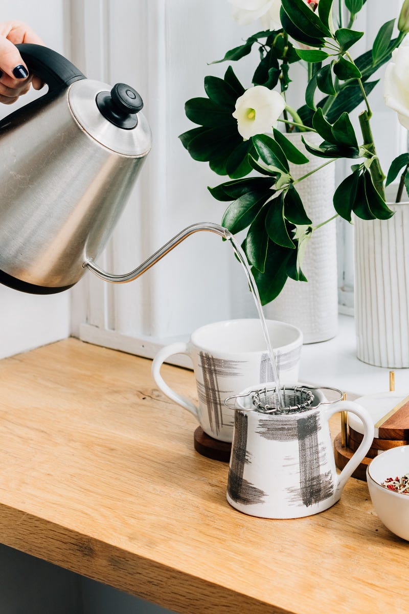 Tea strainer woven stainless steel 2Dx4Wx3H silver