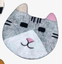 Felted Cat Trivet