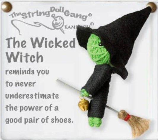 Keychain String Doll, "Wicked Witch"