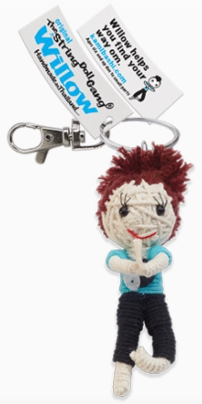Keychain String Doll, "Willow"