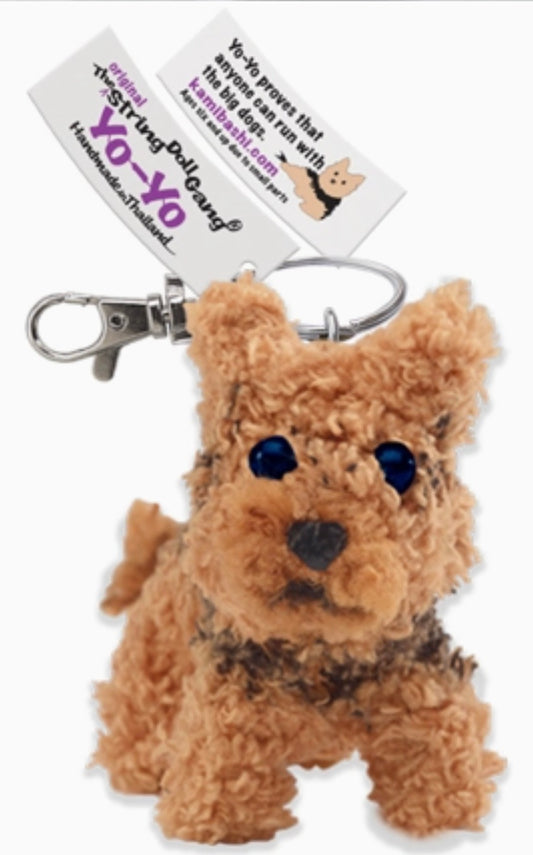 Keychain String Doll, "Yo-Yo the Yorkie"